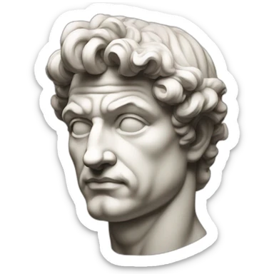 Michelangelo David sticker