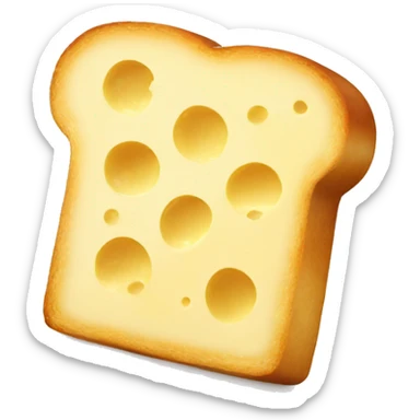 Cheese toast sticker
