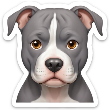 Blue nose pitbull sticker