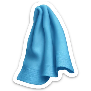 blue kitchen rag  sticker