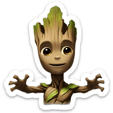 Groot gardians of galaxies sticker