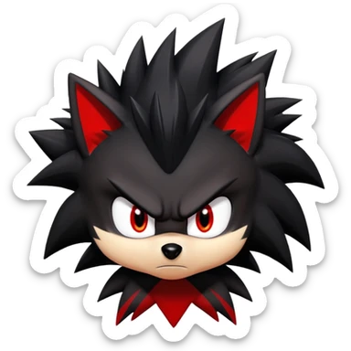 shadow the hedgehog sticker