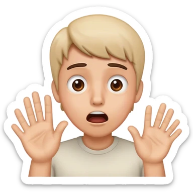 Slapped in the face sticker