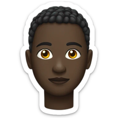 Negra piscando um olho sticker