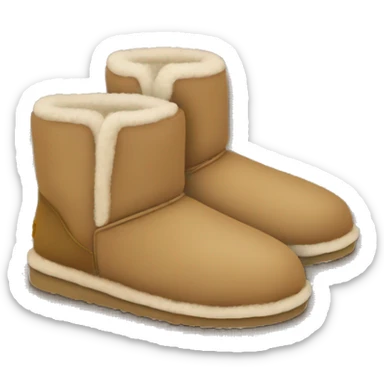 UGG slippers  sticker