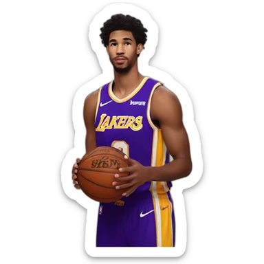 Austin Reaves lakers Oklahoma white rookie sticker
