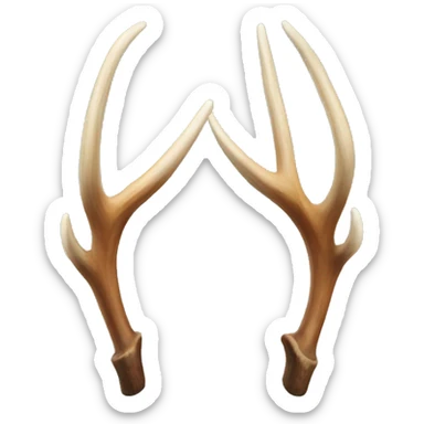 Elk antler sticker