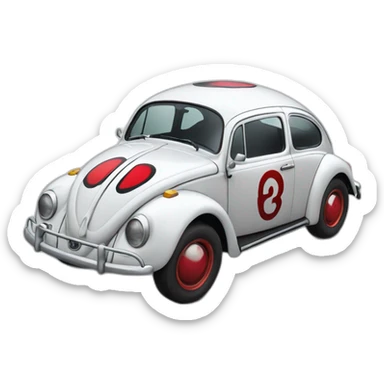 herbie the love bug sticker