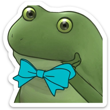 ￼Gun with a bow on it sticker