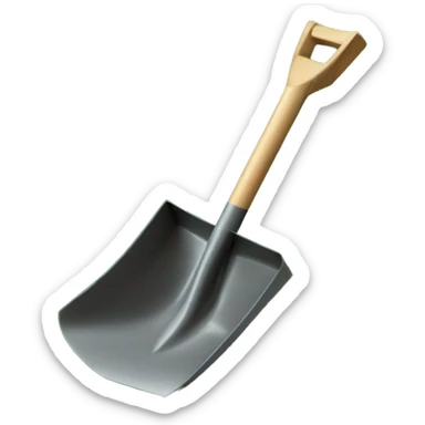 Shovels in the garden sticker