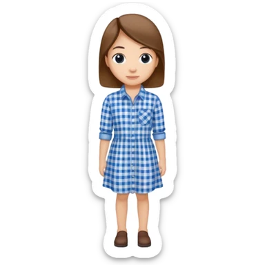 Camisa social XADREZ  sticker