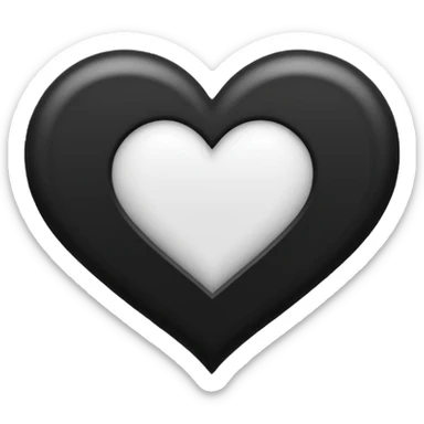 crea un heartgram, logo celebre degli him, unendo ♡ 𖤐 sticker