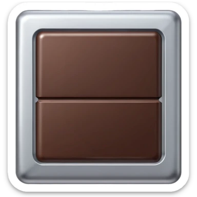 a tablet of dark chocolate with half aluminium sticker