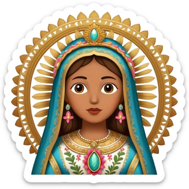 La virgen de Guadalupe  sticker