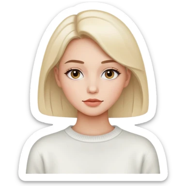 Clean girl aesthetic Things sticker