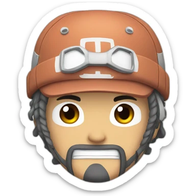 chopper one piece sticker