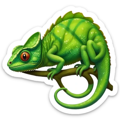 Chameleon from ralunzel sticker