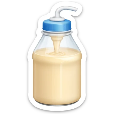 condensed milk squeeze bottle sticker
