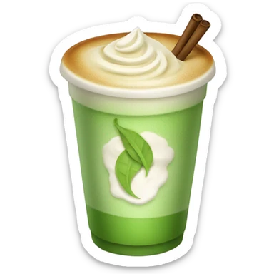 Ice Matcha Latte  sticker