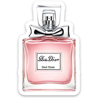 Miss dior perfume sticker