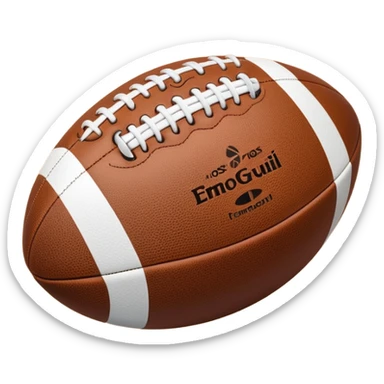 Balón de rugby hologram sticker