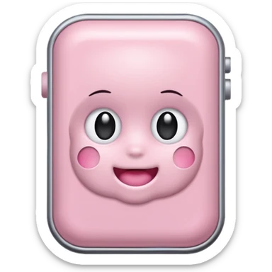 A stanley in baby pink sticker