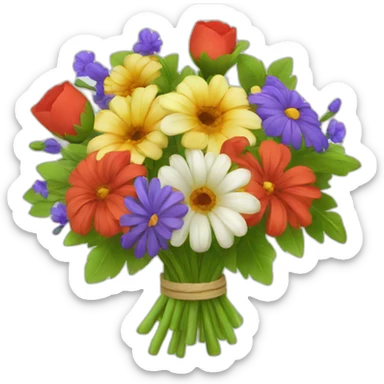 Flowers Bouquet armenian sticker