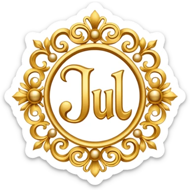 Jul signe sticker