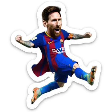 messi dancing sticker
