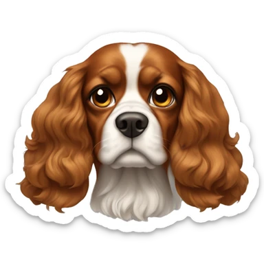 King Charles with massive ears  sticker