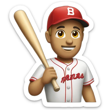 Baseball sticker