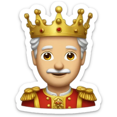 King of Belgium sticker