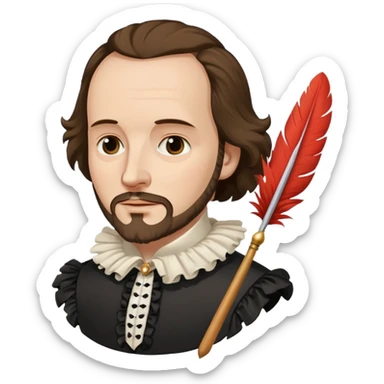 SHAKESPEARE sticker