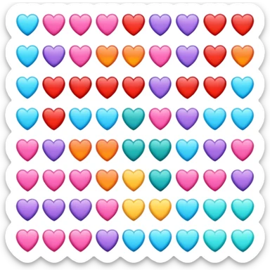 🩷❤️🧡💛💜🤎🤍💙🩵💚🖤🩶 sticker