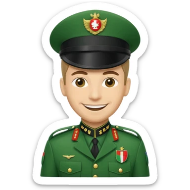 Create an emoji of italian carabinieri sticker