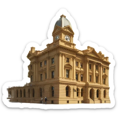 adelaide town hall 128 king william st sticker