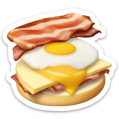 bacon egg and cheese sticker