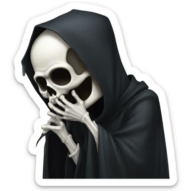 Grim reaper kiss grim reaper sticker