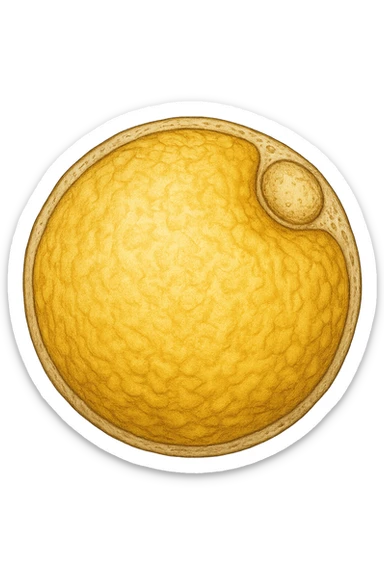 adipocita giallo (cellula di grasso anatomica) sticker