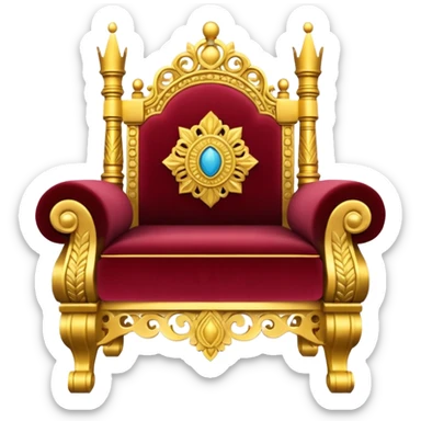 kings throne emoji sticker