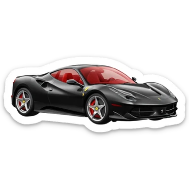 black farari car koli si change kar do sticker