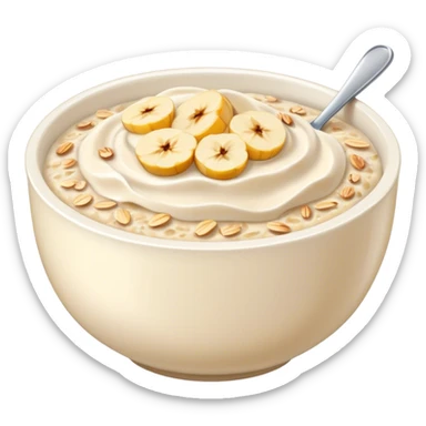 Avena de noche sticker