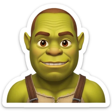 shrek chad sticker