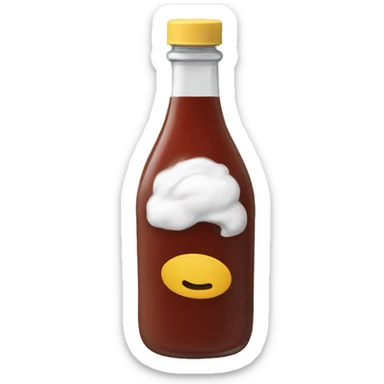 Sauce bottle breathing heavy sticker
