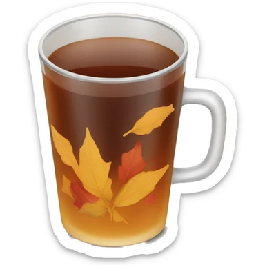 Fall drink  sticker