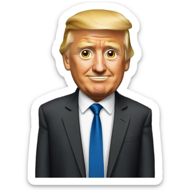 skibidi trump sticker