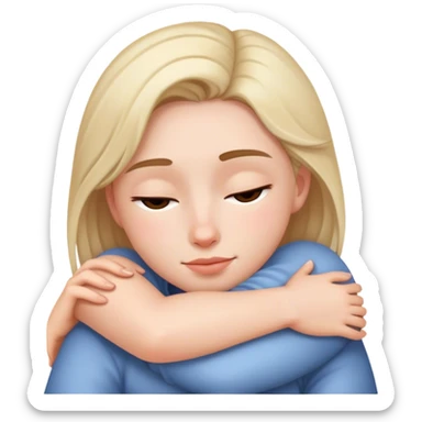 Cuddle sticker