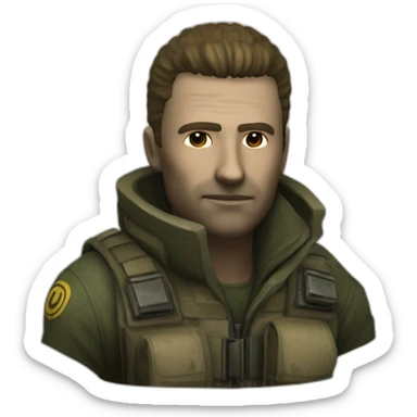 S. T. A. L. K. E. R. Man sticker