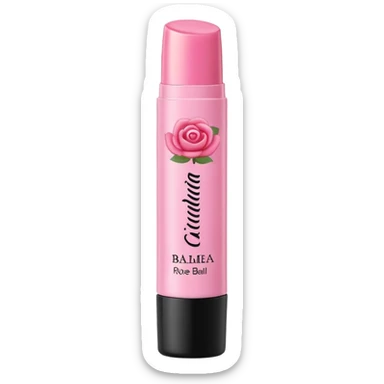 Balmea Rose Vanilla Lip Balm chapstick for lips sticker