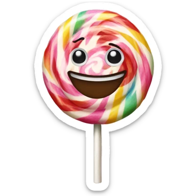 Lollipop king sticker